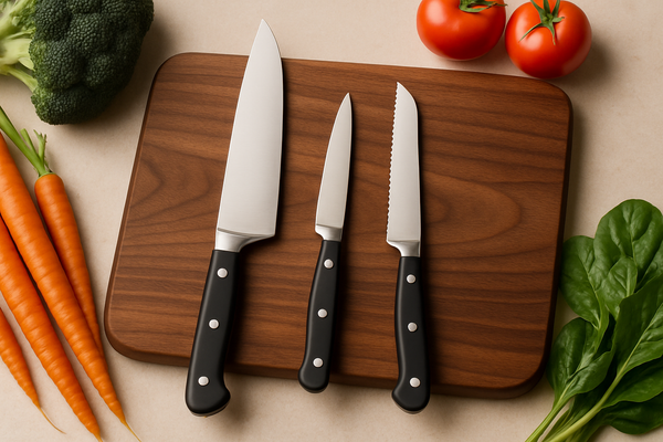 The Only 3 Kitchen Knives Most Home Cooks Need (and How to Keep Them Sharp)