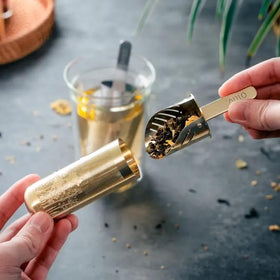01liv Stainless steel Tea Infuser Stick showing durable, rust-resistant construction.