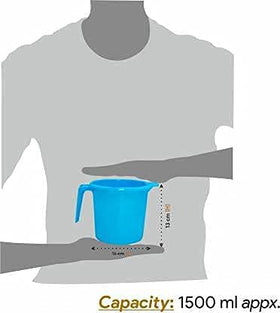 1 CON FASHION HUB Homely Bathing Mug cap-on for controlled water flow.