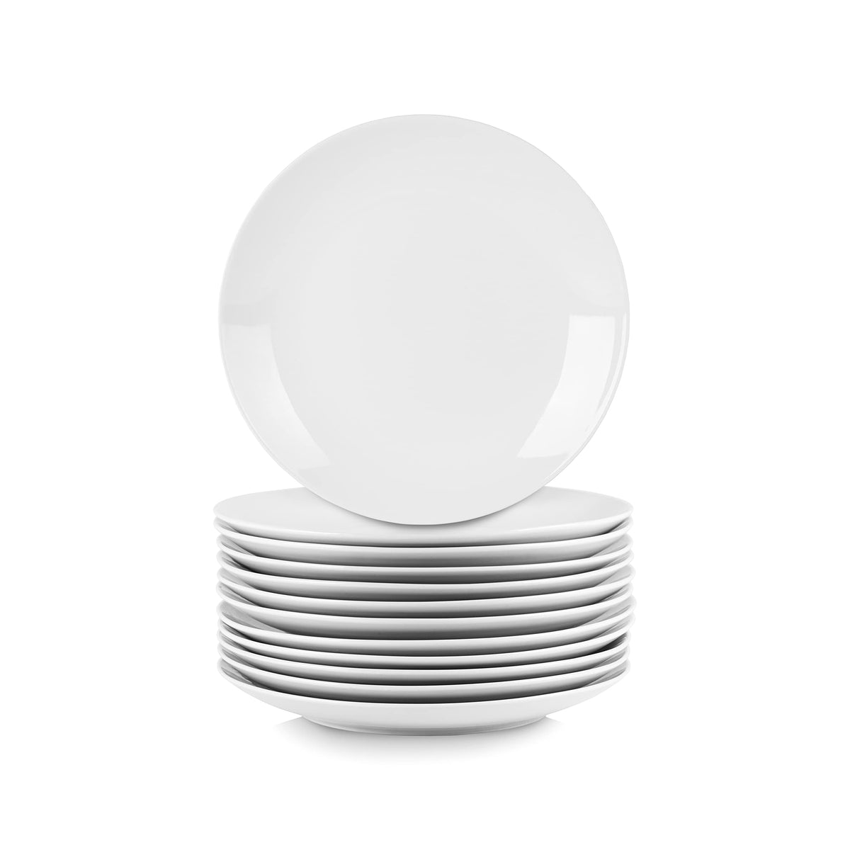 10 Strawberry Street catering coupe dinner plate shows a clean white 10.5-inch surface, ideal for events.