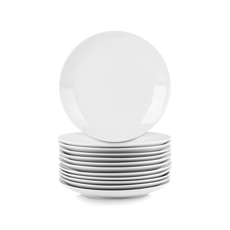 10 Strawberry Street catering coupe dinner plate shows a clean white 10.5-inch surface, ideal for events.