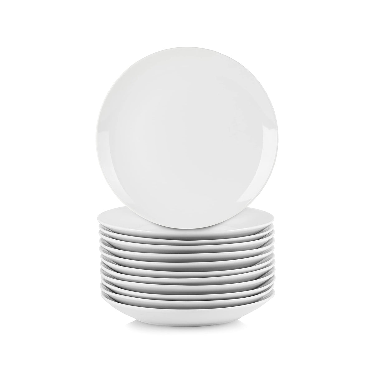 10 Strawberry Street catering coupe plate 7.5-inch white flatlay, perfect for elegant desserts