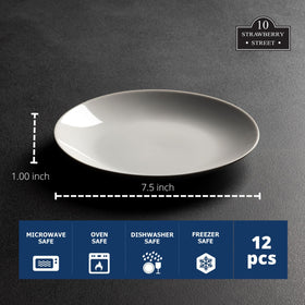 10 Strawberry Street ceramic dinnerware demonstrates dishwasher-safe convenience