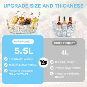 1ZIZIFA8 mimosa-bar-ready bucket set for chic brunches and celebrations.