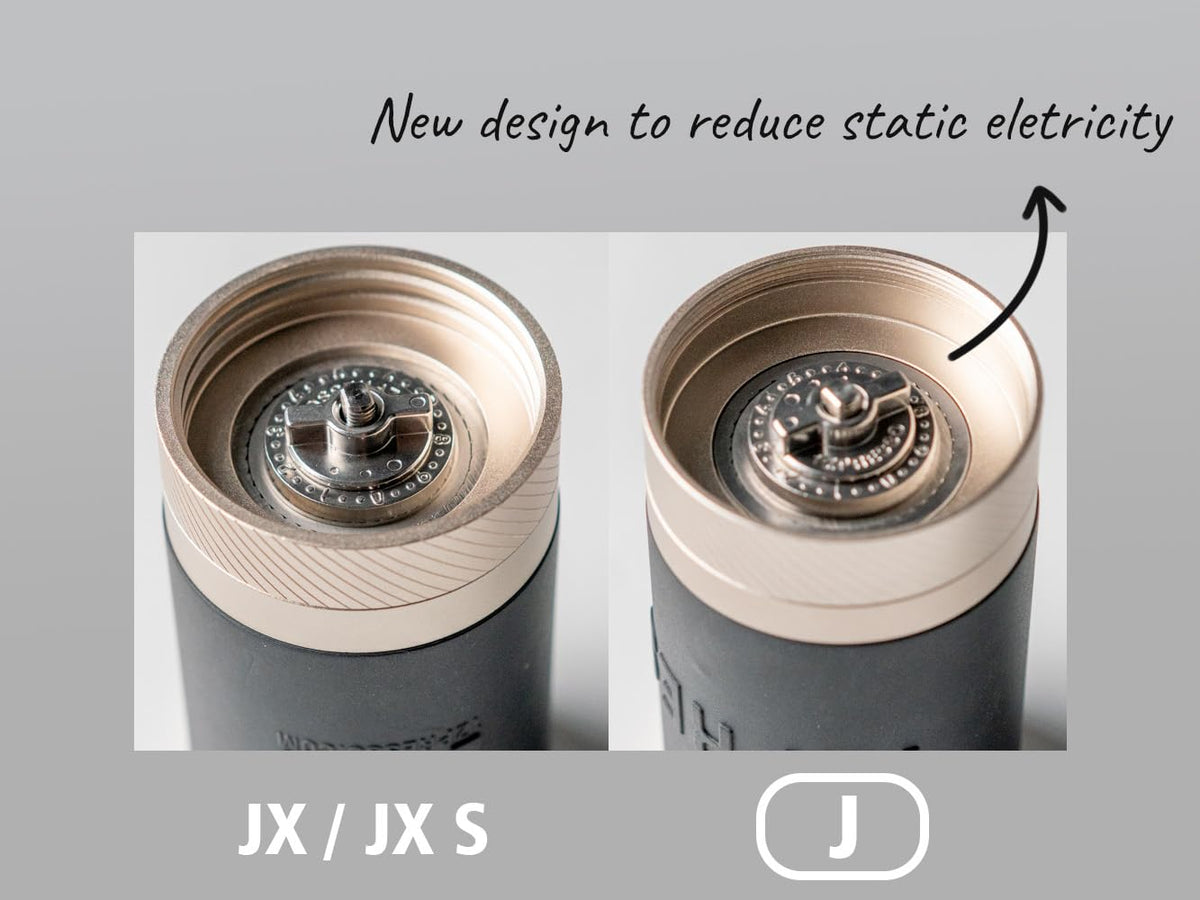1Zpresso J Manual Coffee Grinder packaging and accessories.