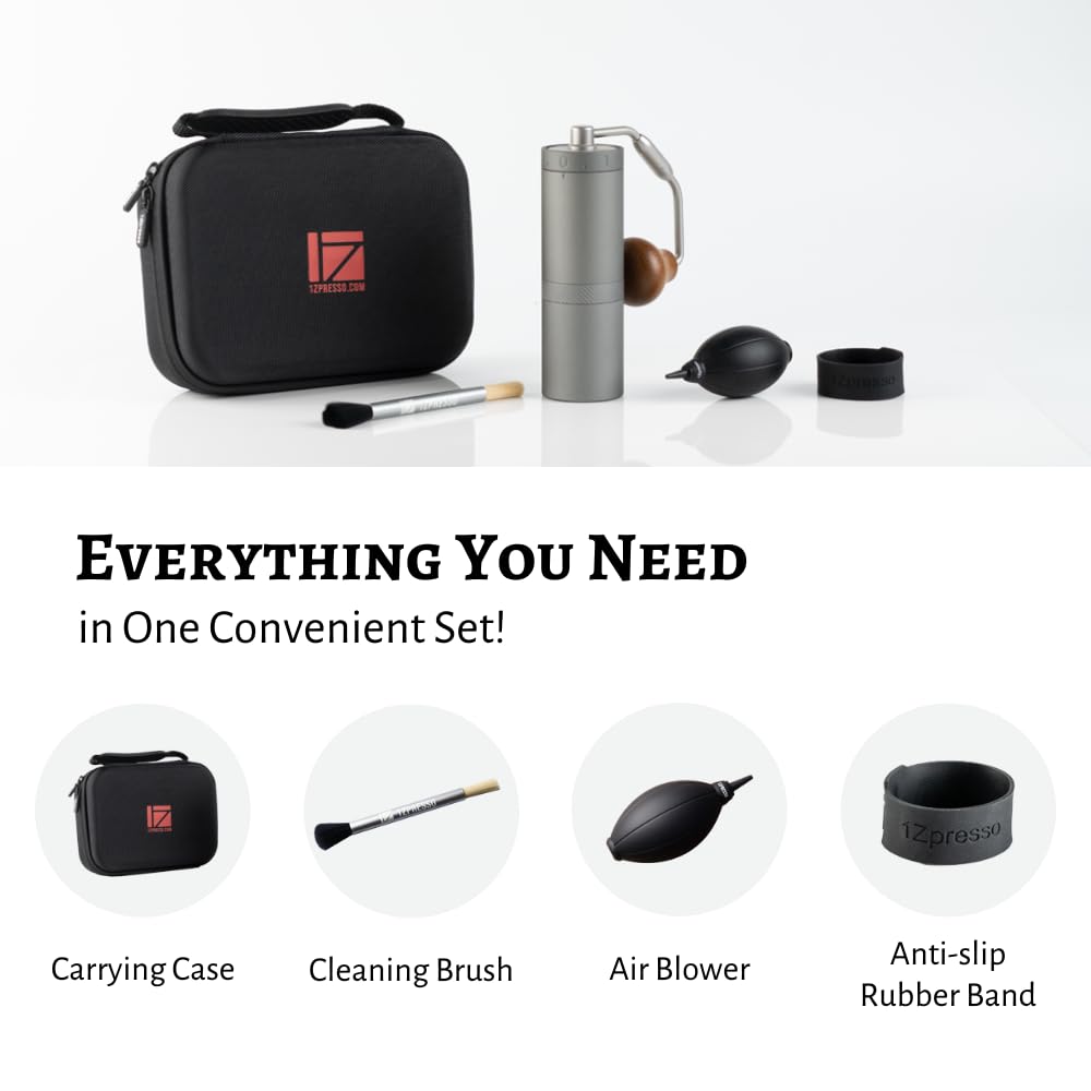 1Zpresso X-Ultra easy-clean design simplifies maintenance between cups