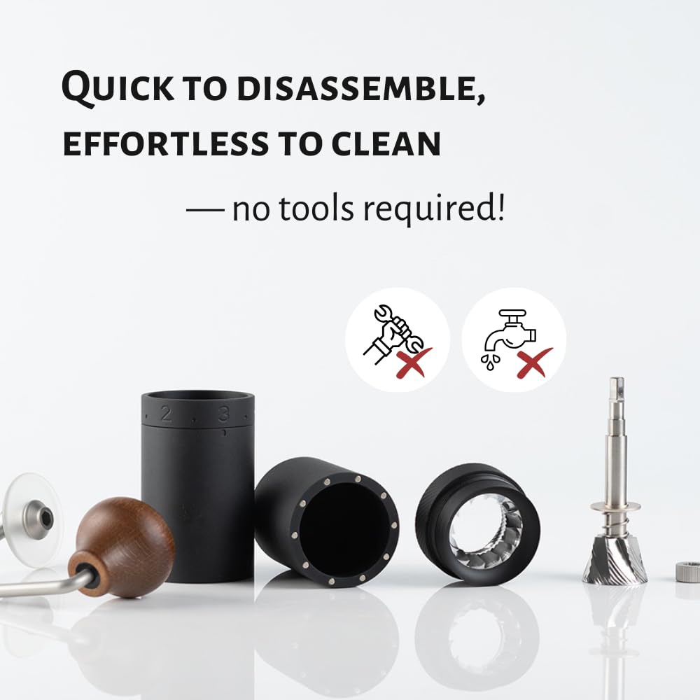 1Zpresso X-Ultra foldable crank for portable, on-the-go use