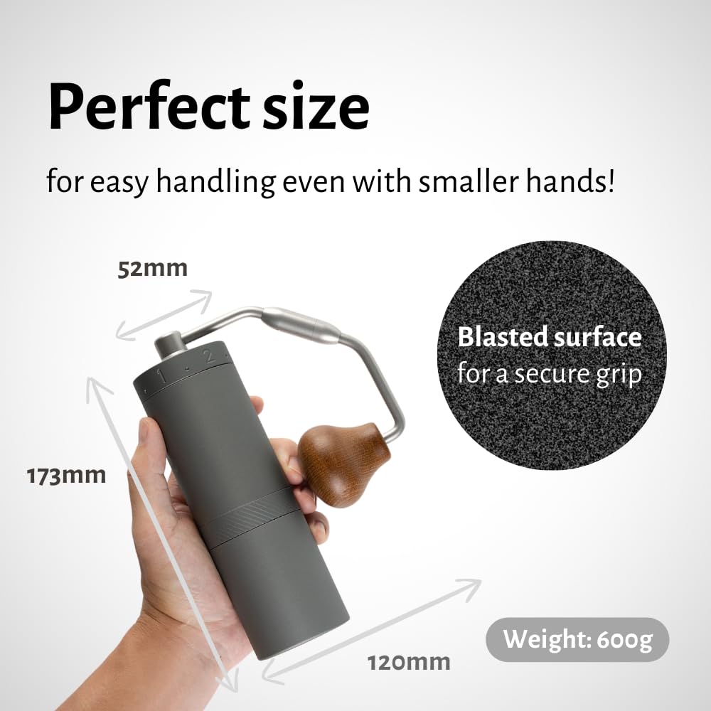 1Zpresso X-Ultra midnight-black finish for a sleek, durable look
