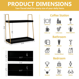 2087 Coffee Bar anti-slip feet ensure stable placement on countertops, reducing movement.