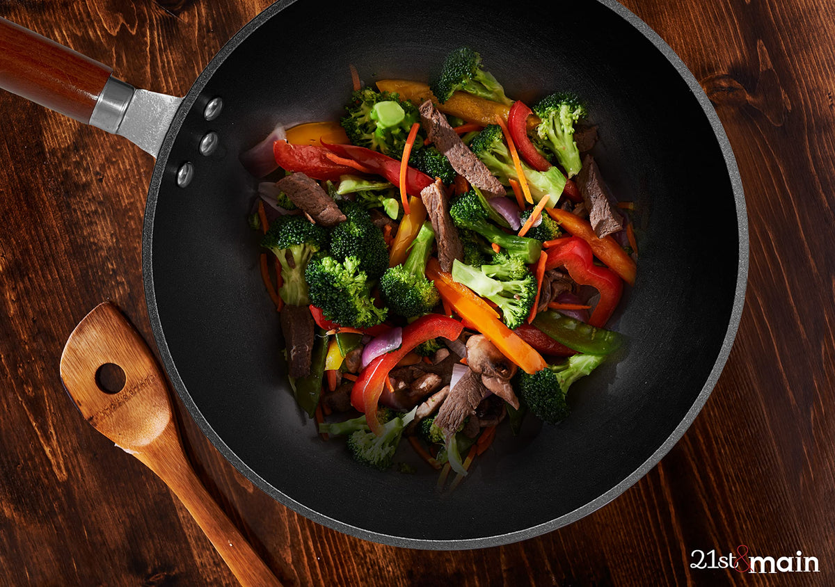 21st & Main induction-compatible wok works on many stoves