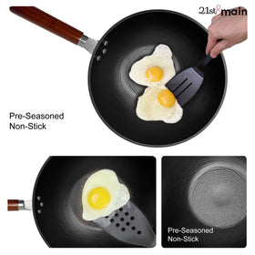 21st & Main iron wok provides durable everyday cooking surface