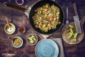 21st & Main 11-inch wok with large surface for family meals