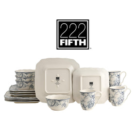 Gift-ready 222 Fifth Adelaide dinnerware for weddings and housewarmings.