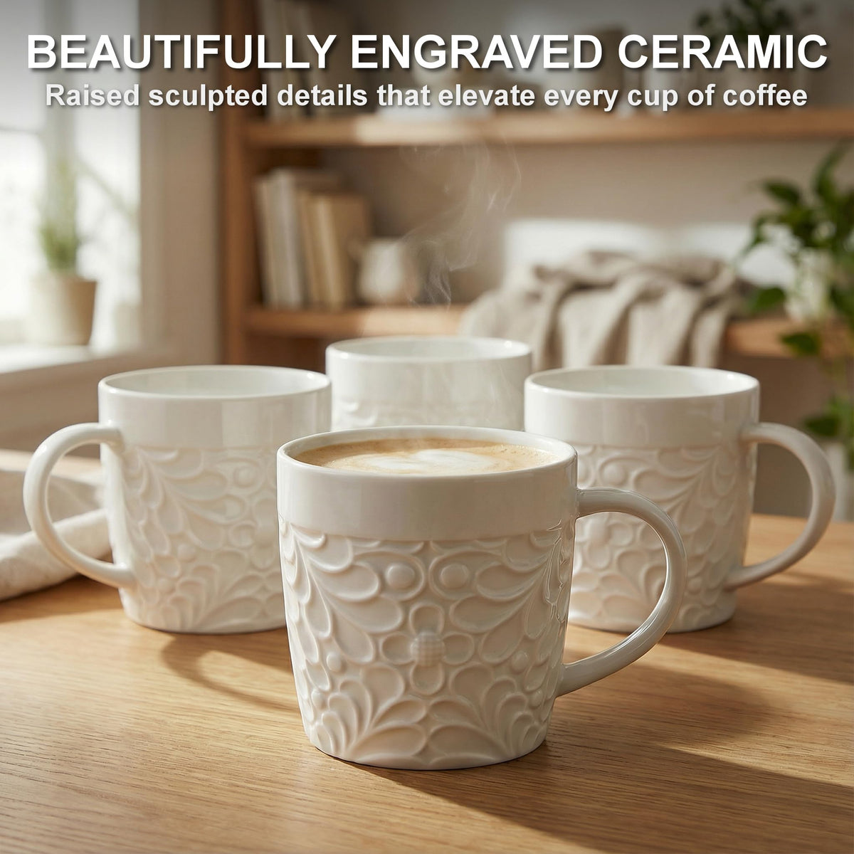25DOL comfort grip handle mug for relaxed, everyday sipping