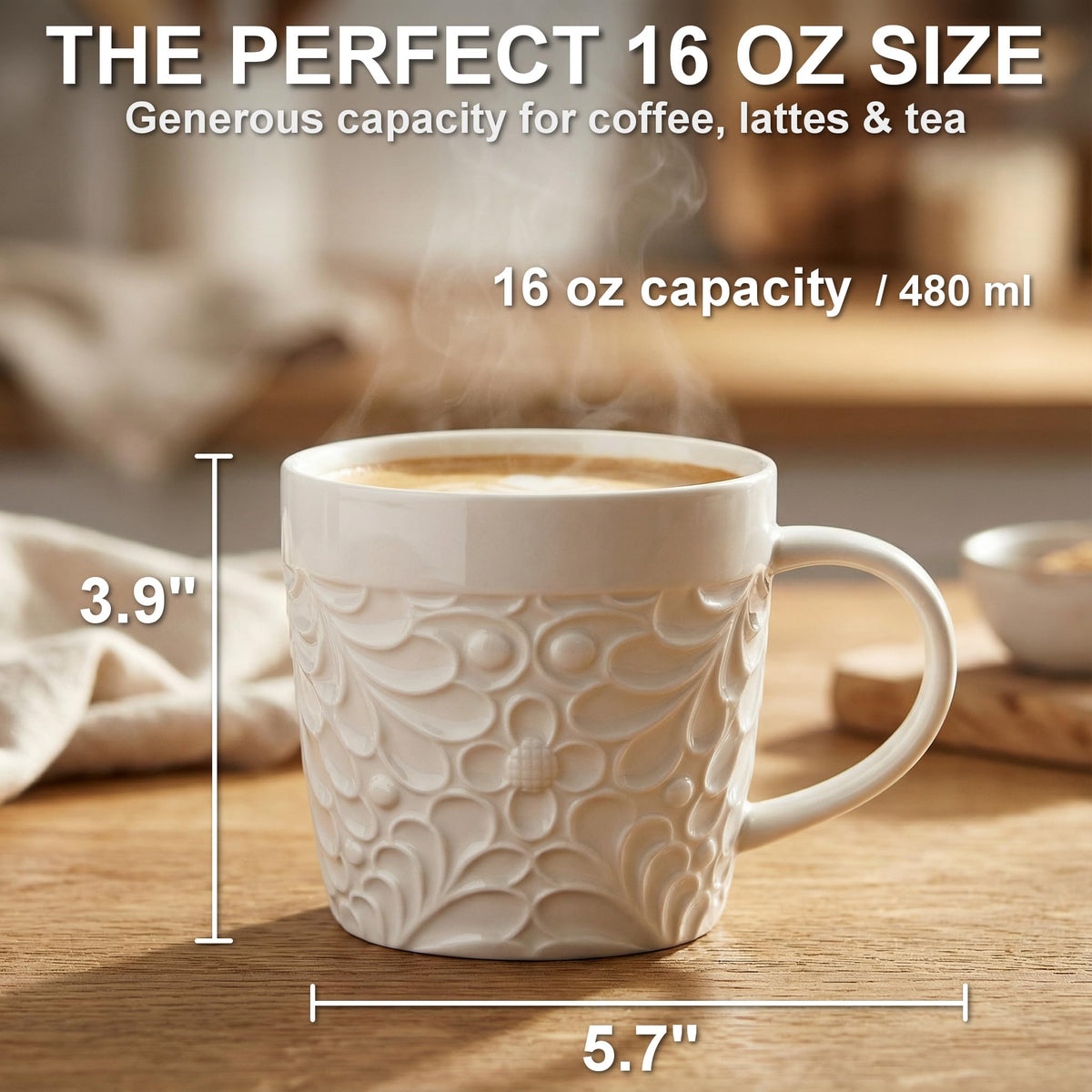 25DOL microwave and dishwasher safe mug for easy cleanup