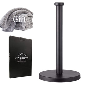 27HZYS black paper-towel holder base for surface stability