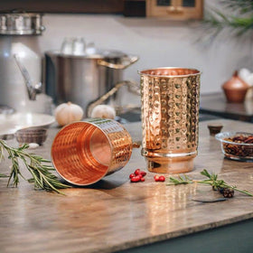 2activelife copper cups on-the-go hydration in travel scene
