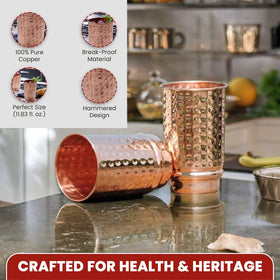 2activelife copper cups travel-friendly set for on-the-go hydration