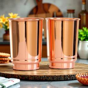 2activelife copper tumbler water pour demonstrates pure copper drinking experience