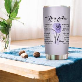 2IMT bible design tumbler for Mother's Day gift
