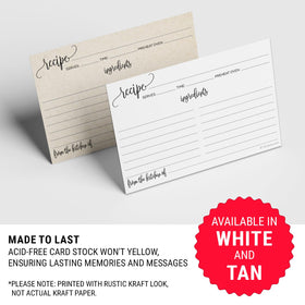 321Done 14 pt stock cards are thick and durable keepsakes.