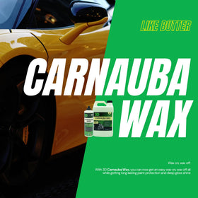 3D Carnauba Wax being buffed for a glass-like shine