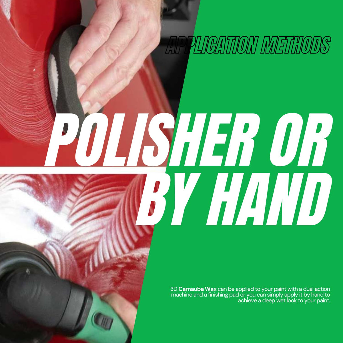 3D Carnauba Wax packaging showcases Made in USA quality