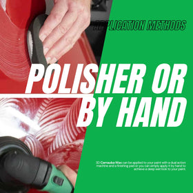 3D Carnauba Wax packaging showcases Made in USA quality
