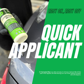 3D Carnauba Wax delivers wet-look gloss on dark metallic paint