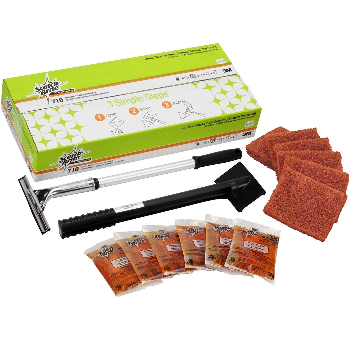 3M Scotch-Brite pad demonstrates heat resistance for daily cleaning