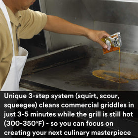 Pack of six heavy-duty griddle pads from 3M Scotch-Brite