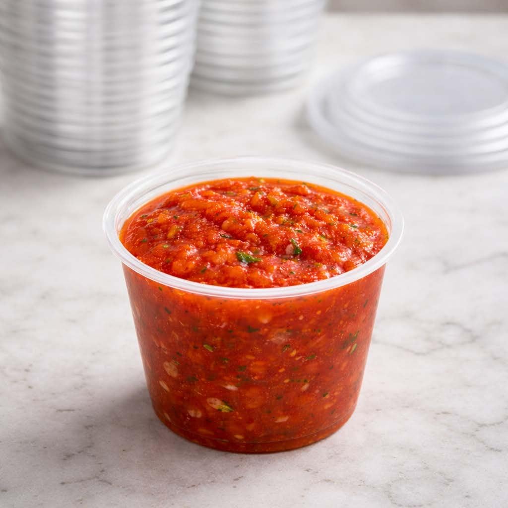 4U'LIFE 5.5 oz cup pairs well with lids for leak-free to-go use.