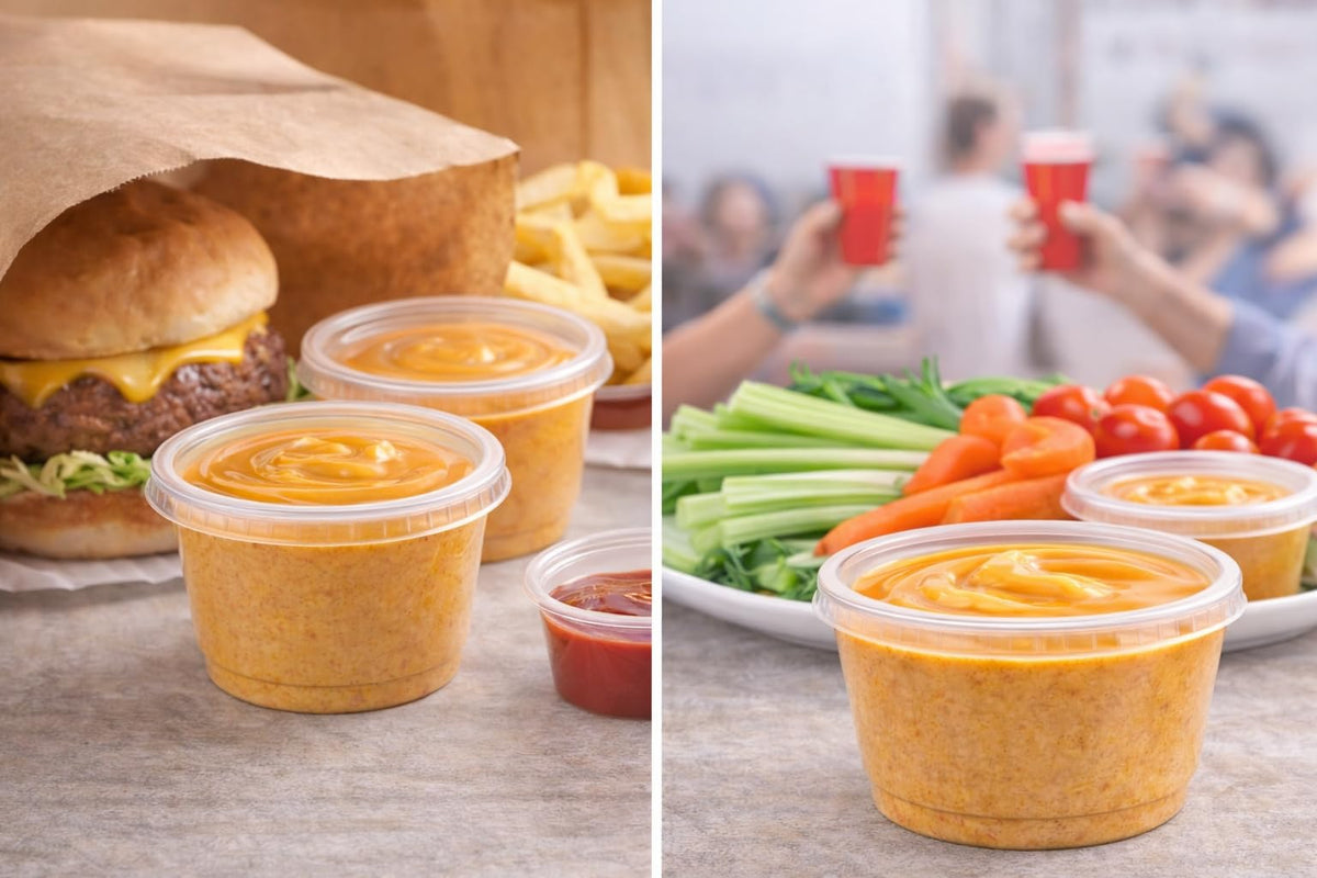 4U'LIFE disposable cups simplify cleanup after busy service periods.