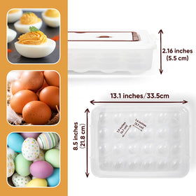 77L 48-egg capacity container protects eggs from cracking.