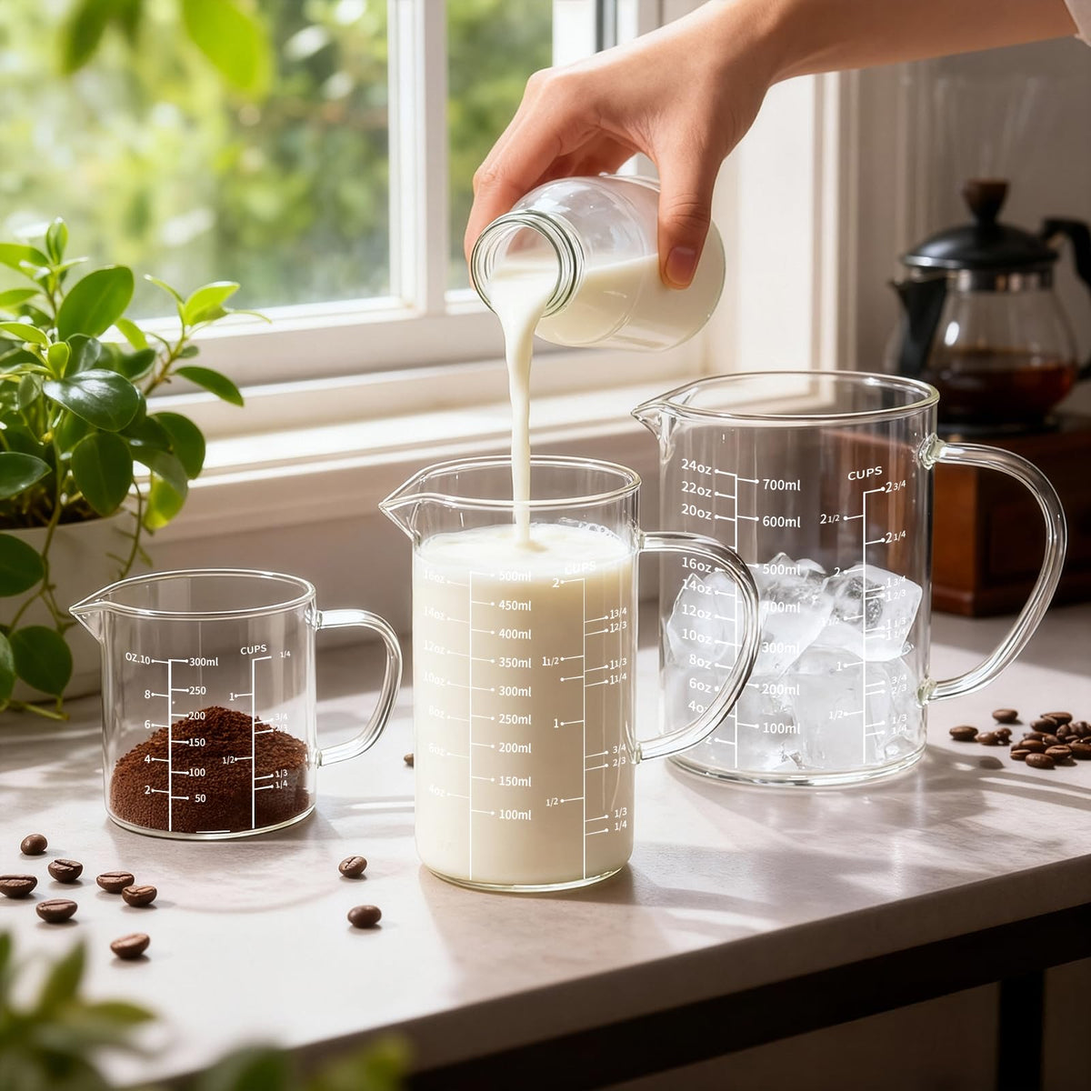 77L 500 ml capacity suits everyday cooking and beverage prep
