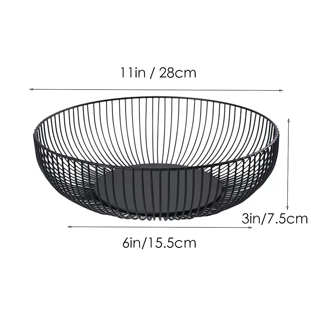 7UYUU round centerpiece bowl enhances dining tables while storing fruit.