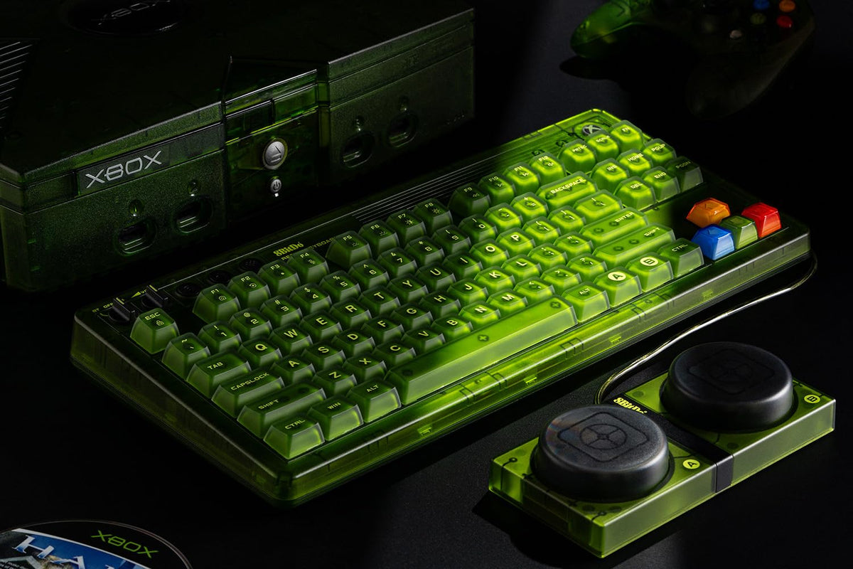 Durable build of the 8BitDo Retro 87-Key keyboard for long gaming sessions.