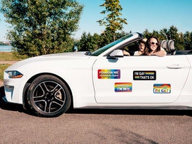 90shine rainbow pride magnet for lockers and garage doors