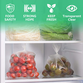 9527 Product bags used in the freezer and microwave-safe setup.