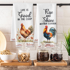 9tilight versatile dish cloths for drying dishes and wiping countertops.