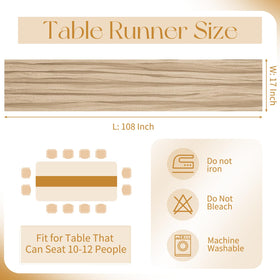  Beautane beige cheesecloth runner drapes elegantly for baby showers and parties.