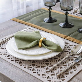 CHENGU napkin rings easy to clean and store after use