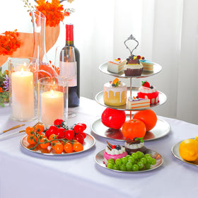 Gerrii stainless steel cake stands durable for parties