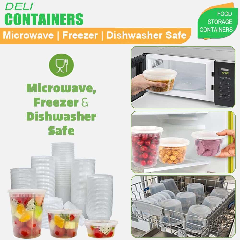 YehTrum 60-count airtight lids ensure leak-proof, long-lasting freshness.