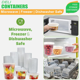 YehTrum 60-count airtight lids ensure leak-proof, long-lasting freshness.