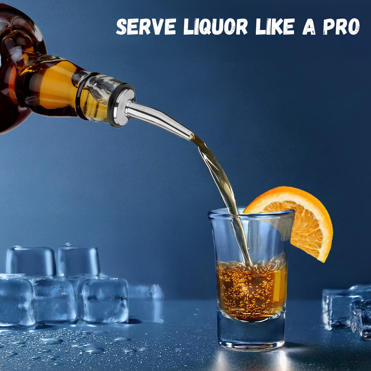 A&A Wonders liquor pourers for precise, mess-free servings