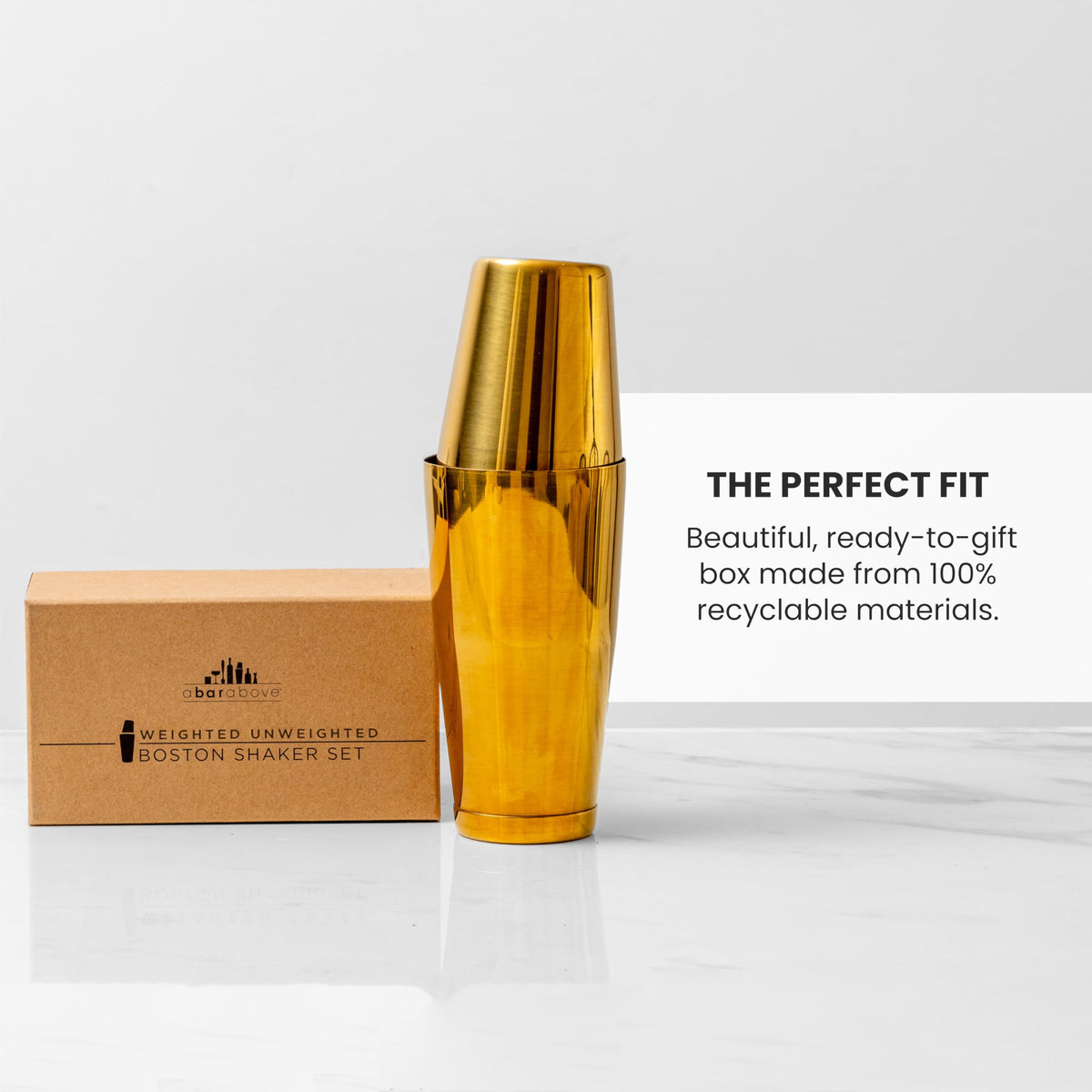 A Bar Above professional bar use shaker withstands heavy use and daily abuse.