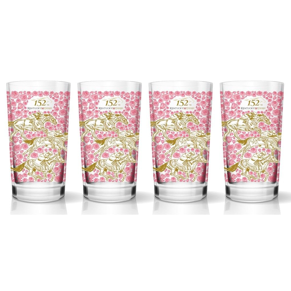 A Taste of Kentucky mint julep glass with 152nd Derby design, ideal for entertaining