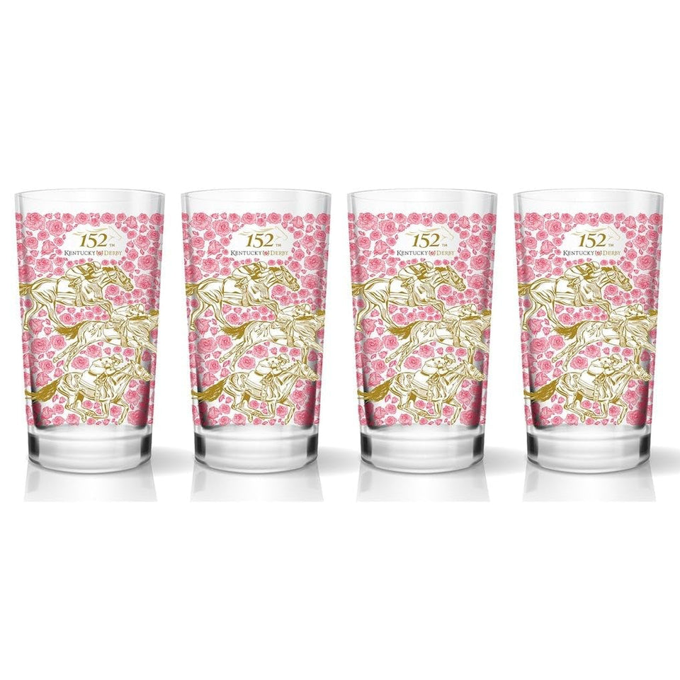 A Taste of Kentucky mint julep glass with 152nd Derby design, ideal for entertaining