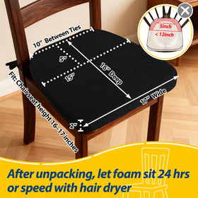 AAAAAcessories cushion side profile shows 2-inch ergonomic thickness.